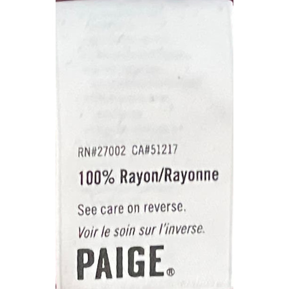 Paige Carmine Women Top Cold Off Shoulder Tie Front Ditsy Floral Dress Red Small - Picture 7 of 9